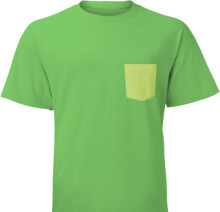 Comfort Colors with Contrast Pockets Neon-Green-Kiwi-Green
